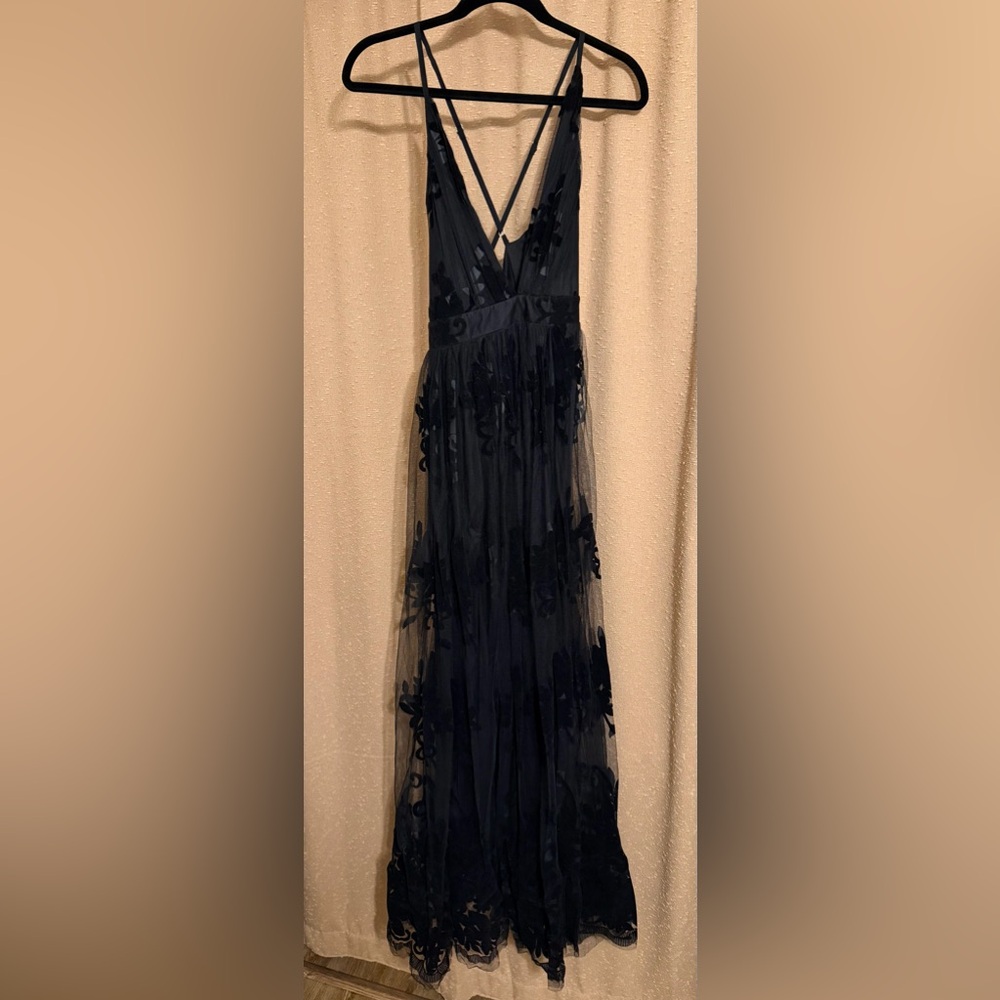 Luxxel Women’s Floral Floor Length Dress size Large - Picture 2 of 3